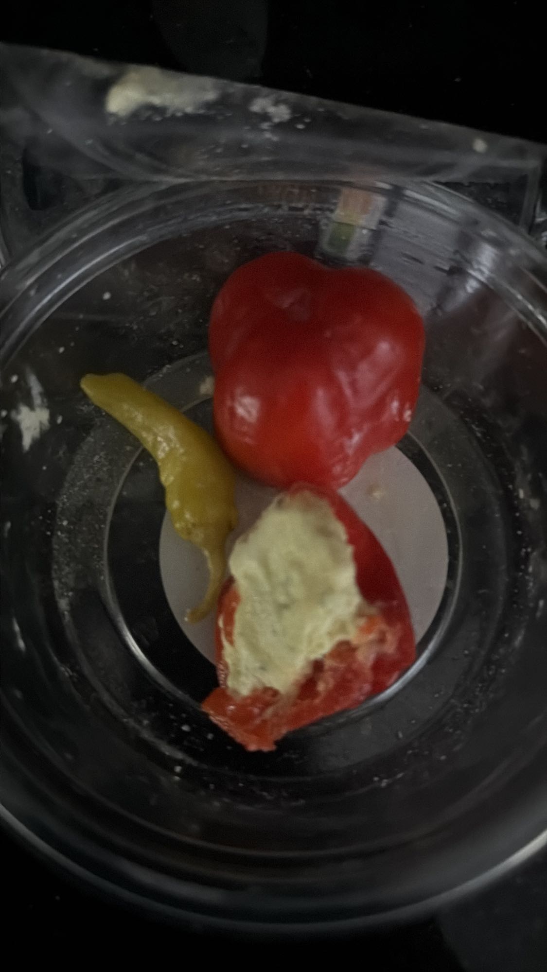 Gefüllte Paprika Snack
