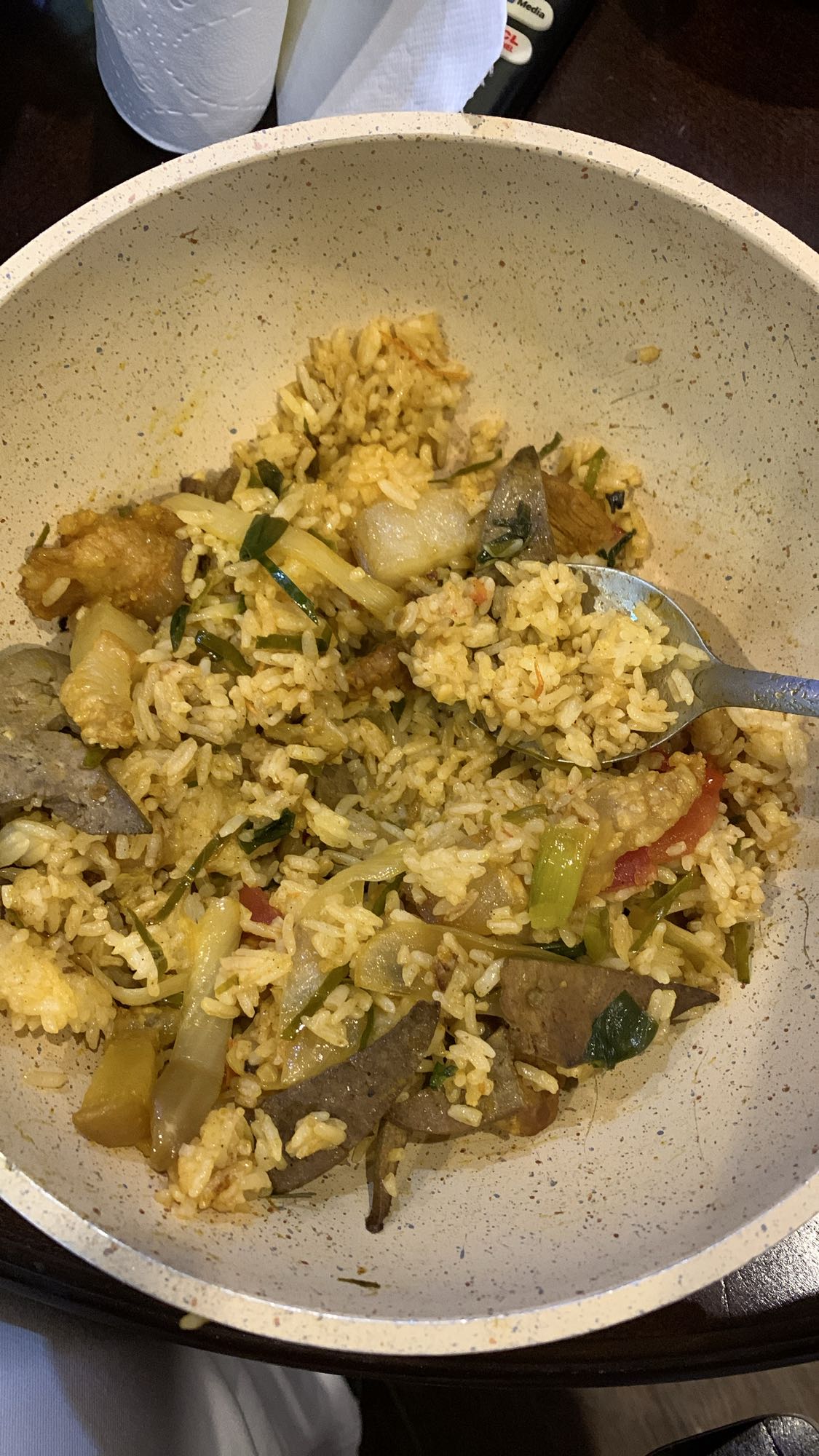 Mixed fried rice bowl