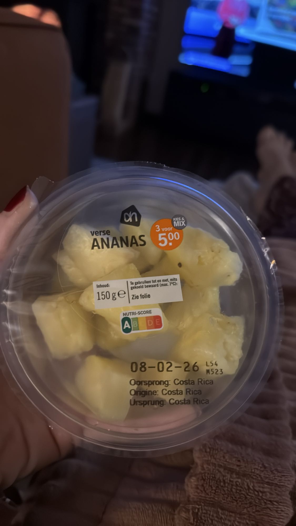 Verse ananas snack