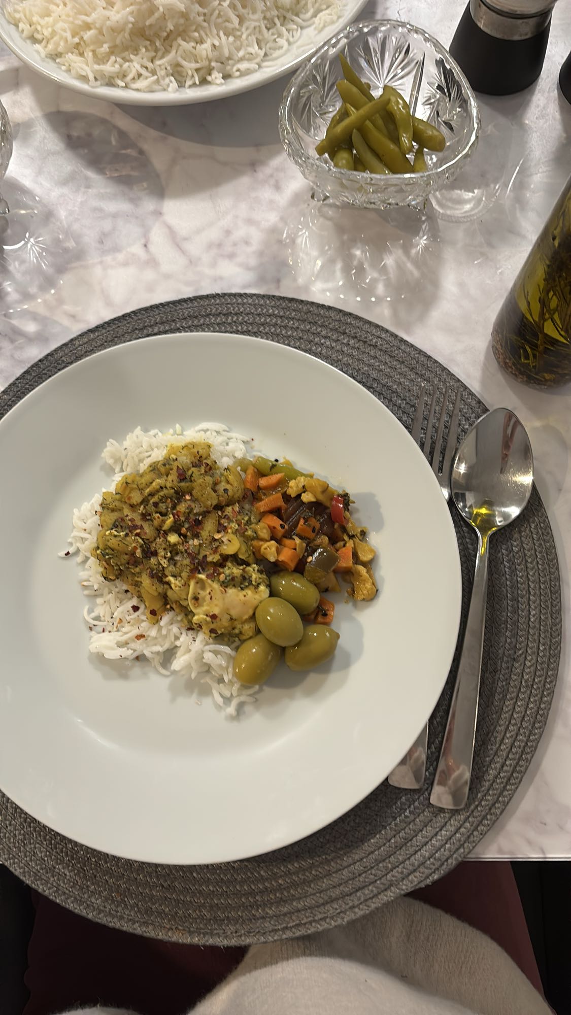 Ris med kyckling och grönsaker