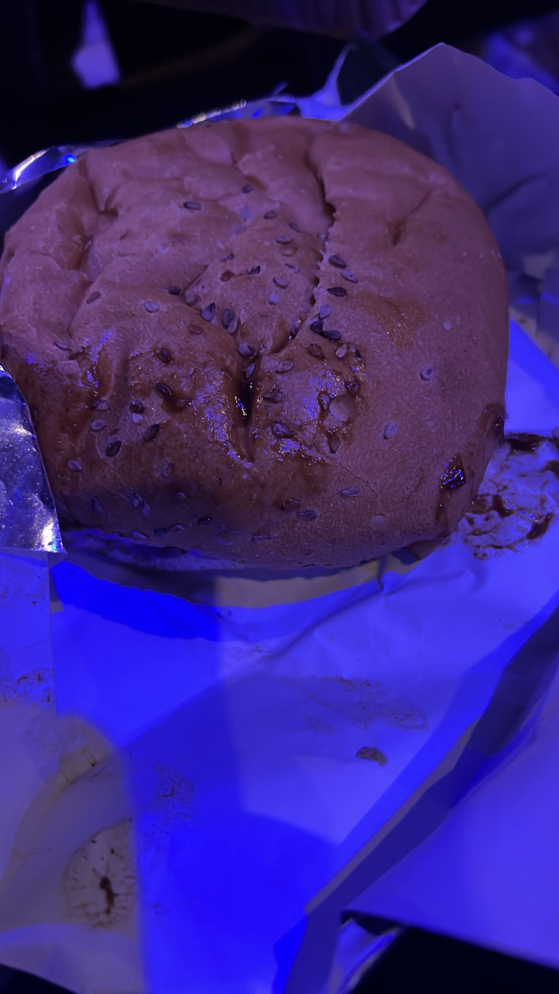 Barbeque Beef Double Patty Burger with Jalepino