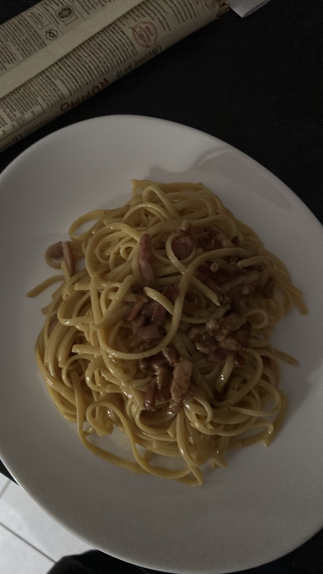 Pâtes carbonara