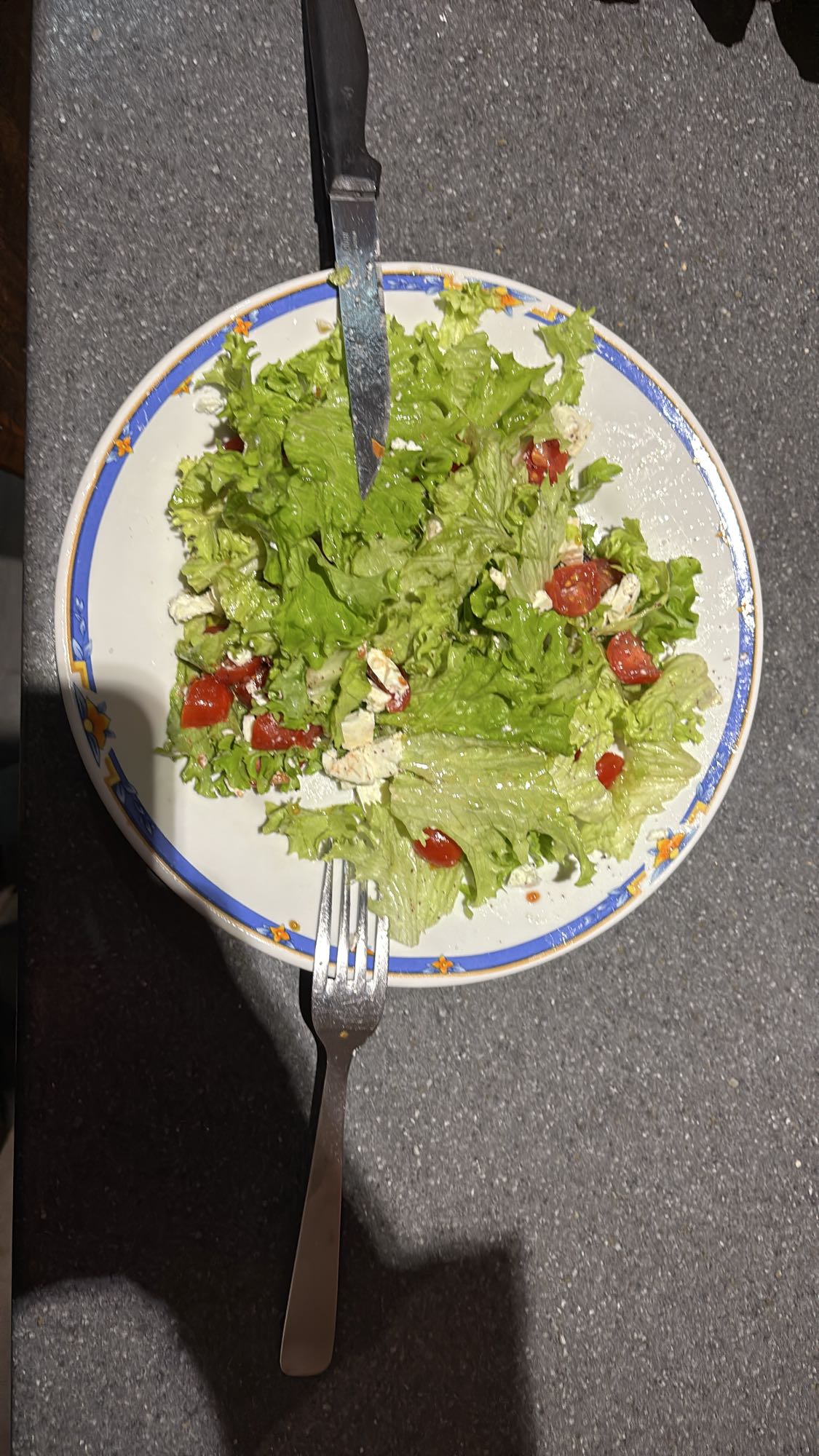 Salade verte fraîche