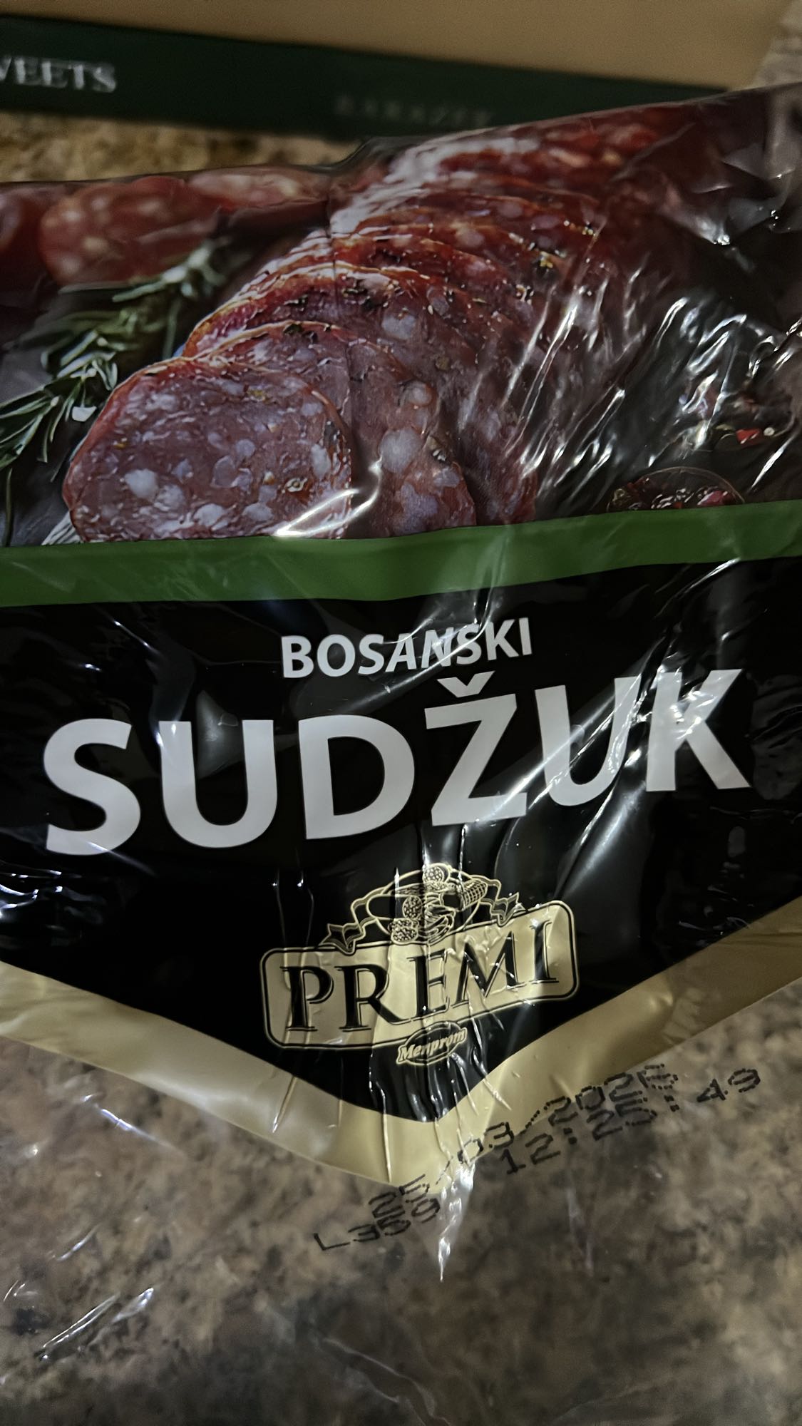 Bosnian Sudzuk Sausage with Zaatar and Olive Oil