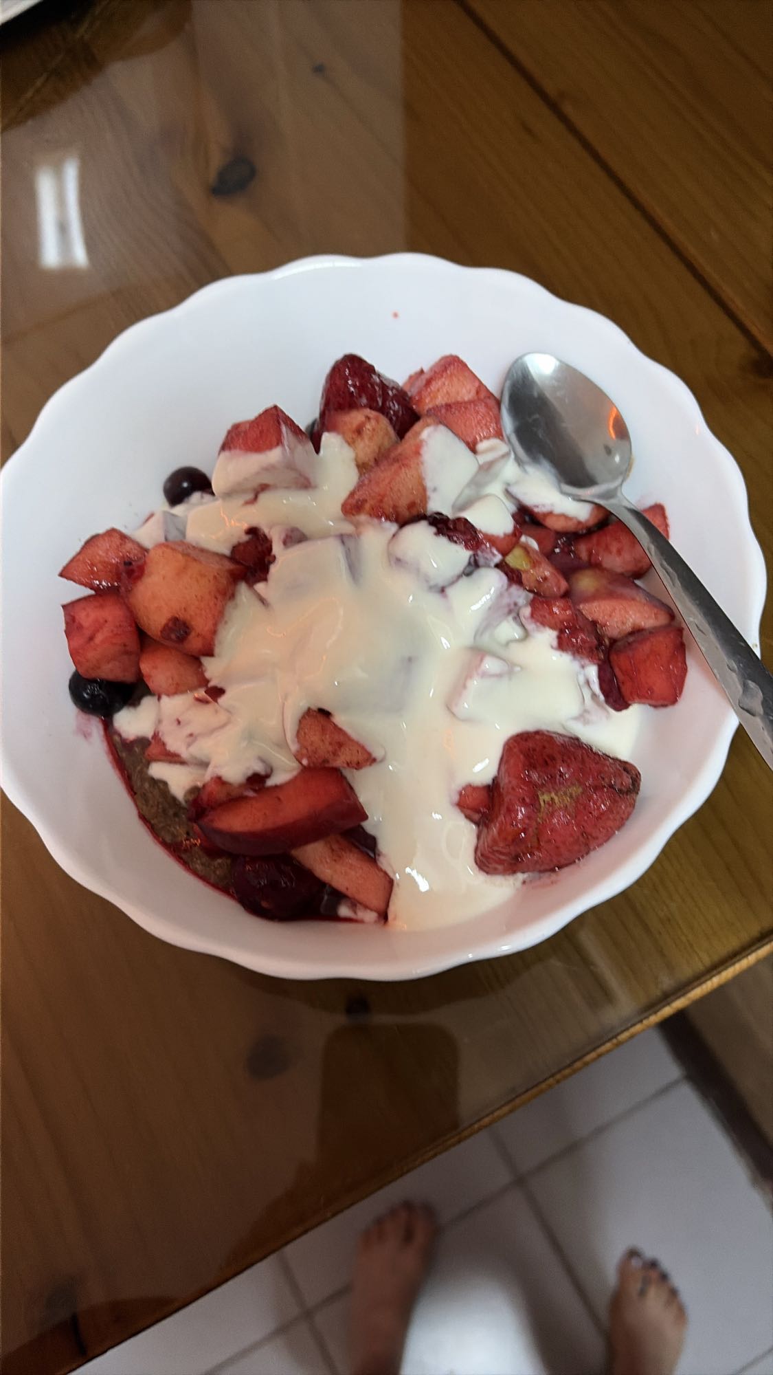 Terci de ovăz cu fructe și proteine