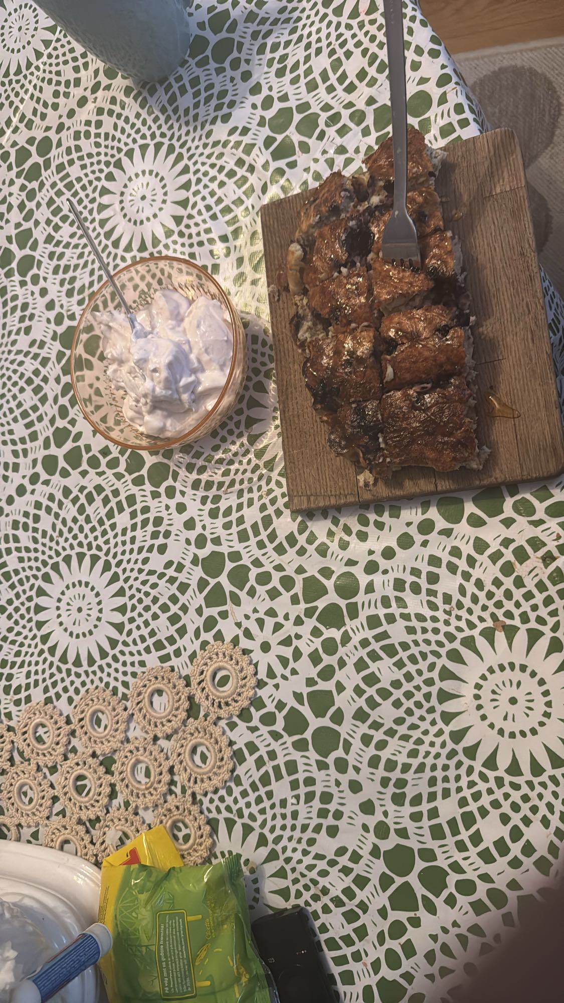 Söt frukost med bakverk