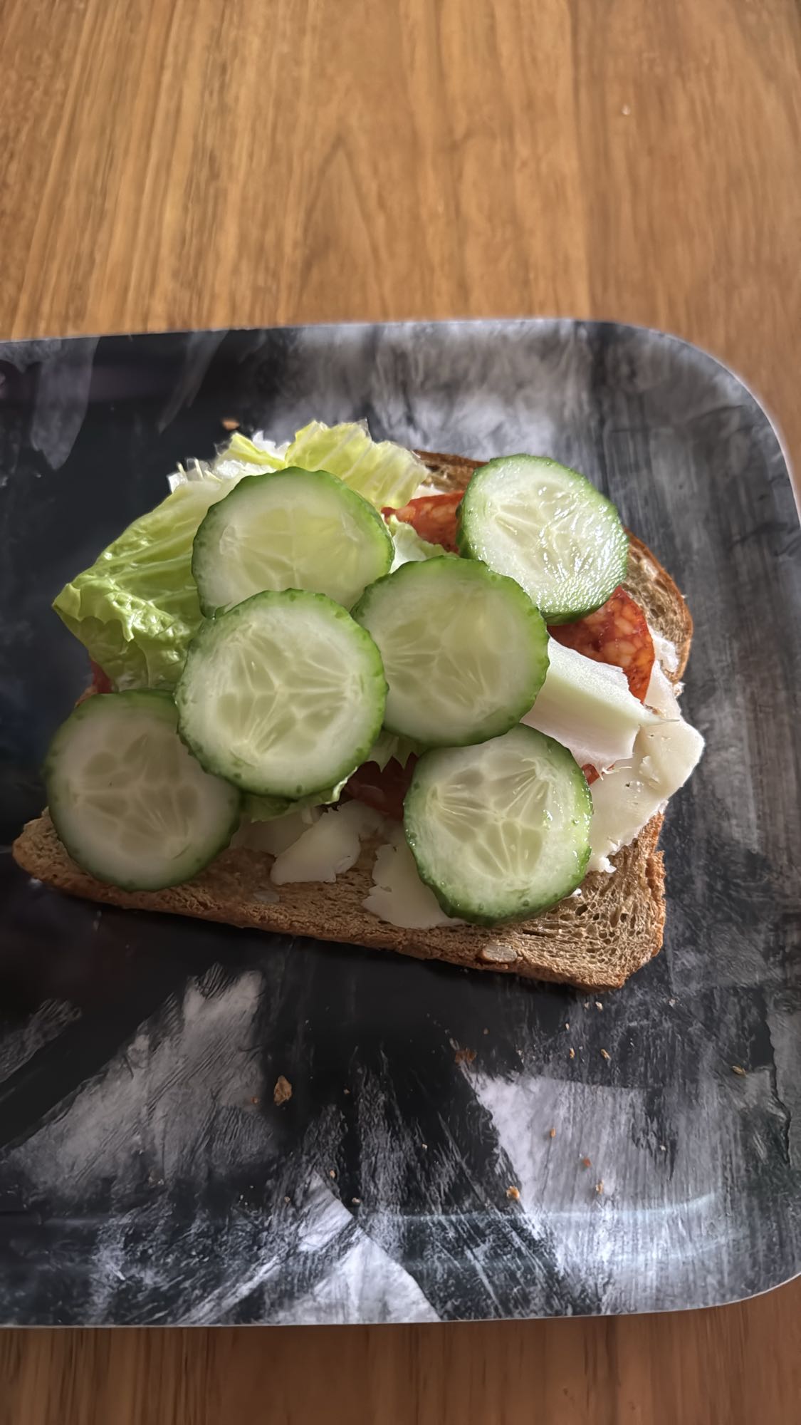 Smörgås med grönsaker