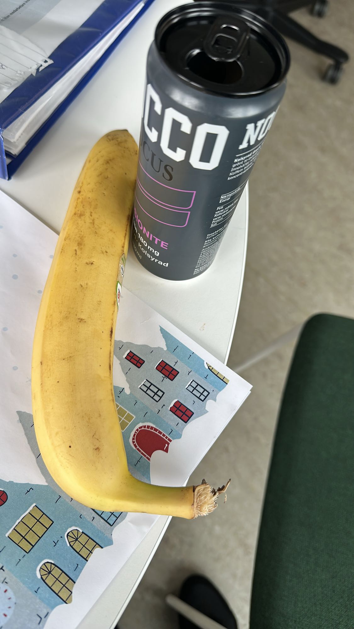 Banan och energidryck