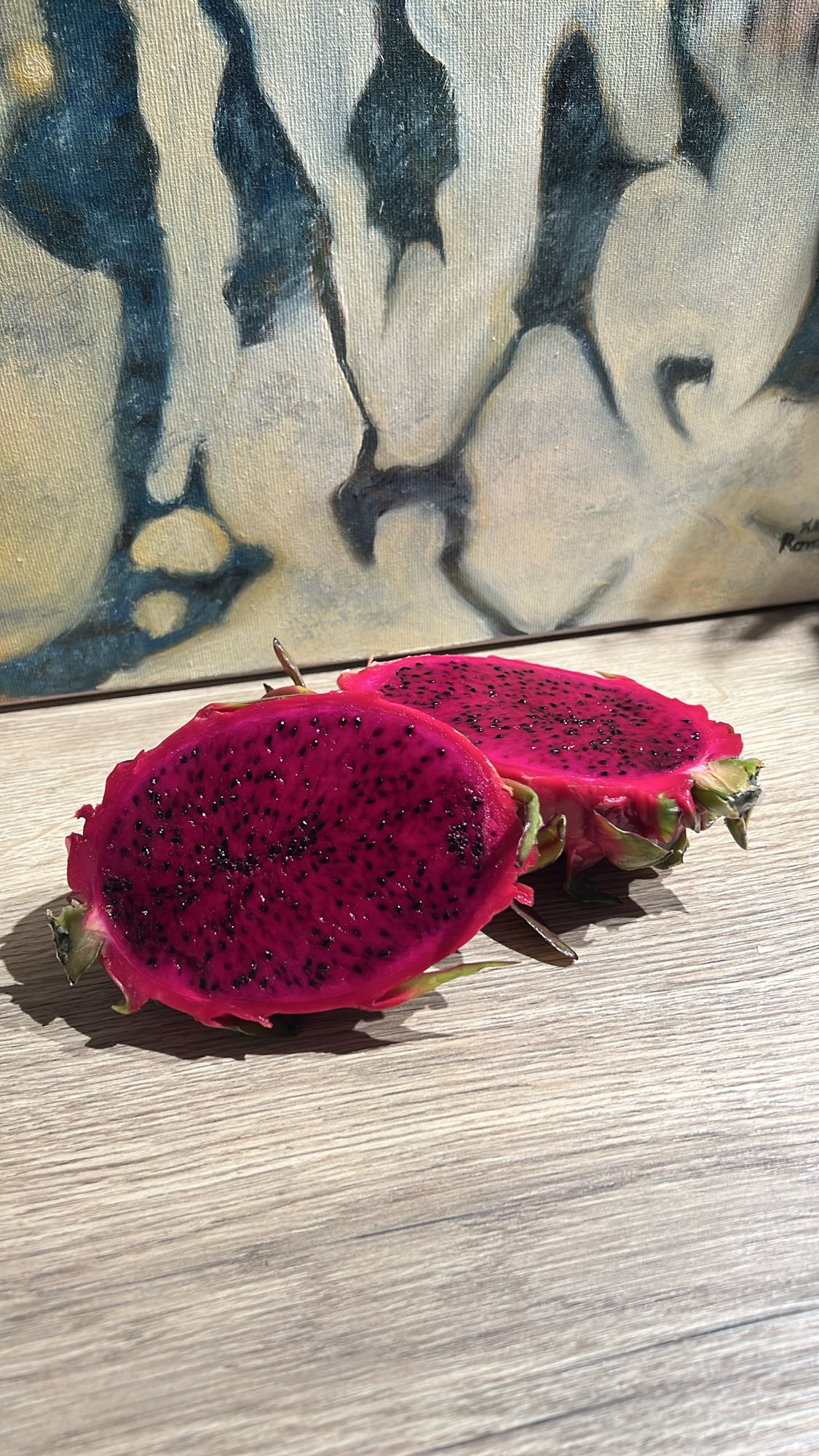 Fruct de dragon tăiat