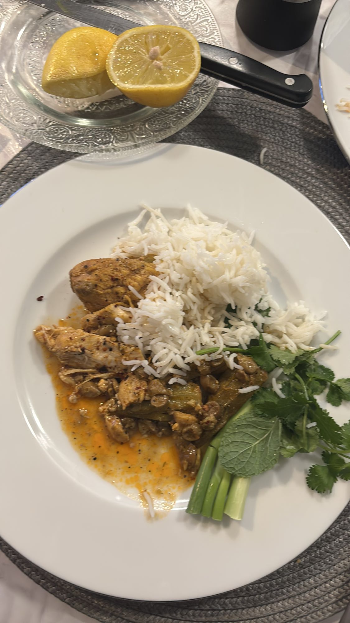 Kycklinggryta med ris