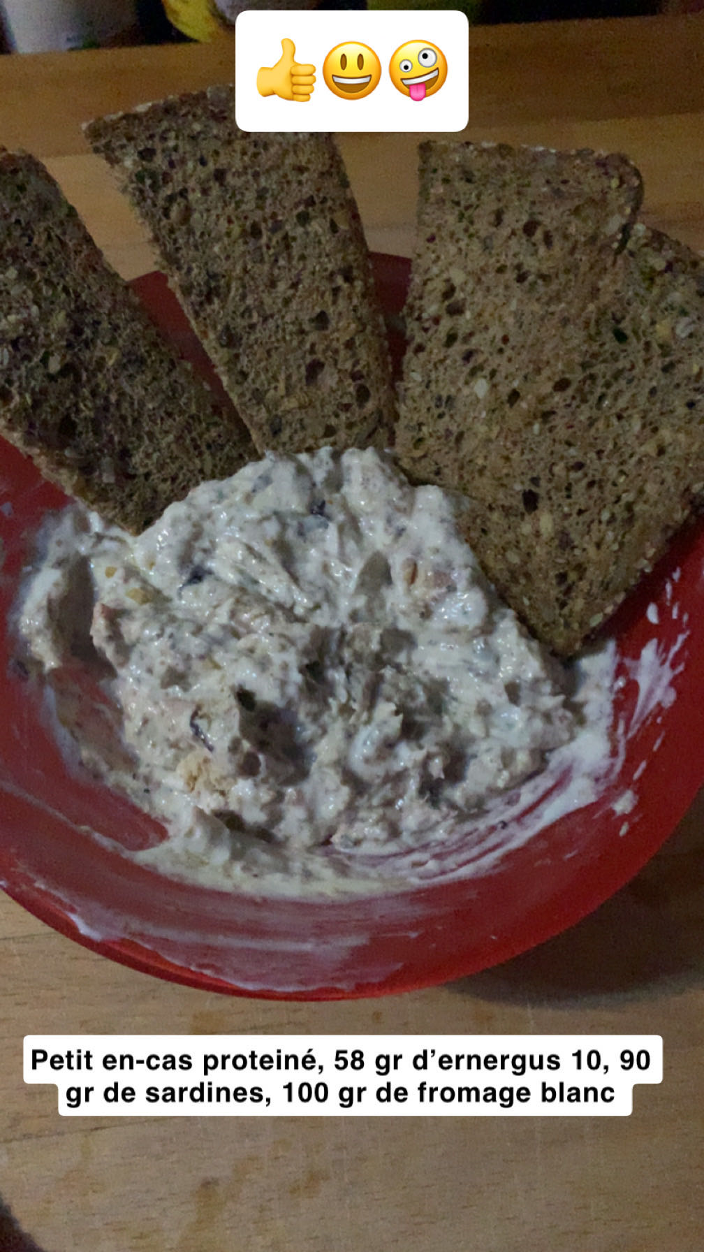 En-cas protéiné rapide