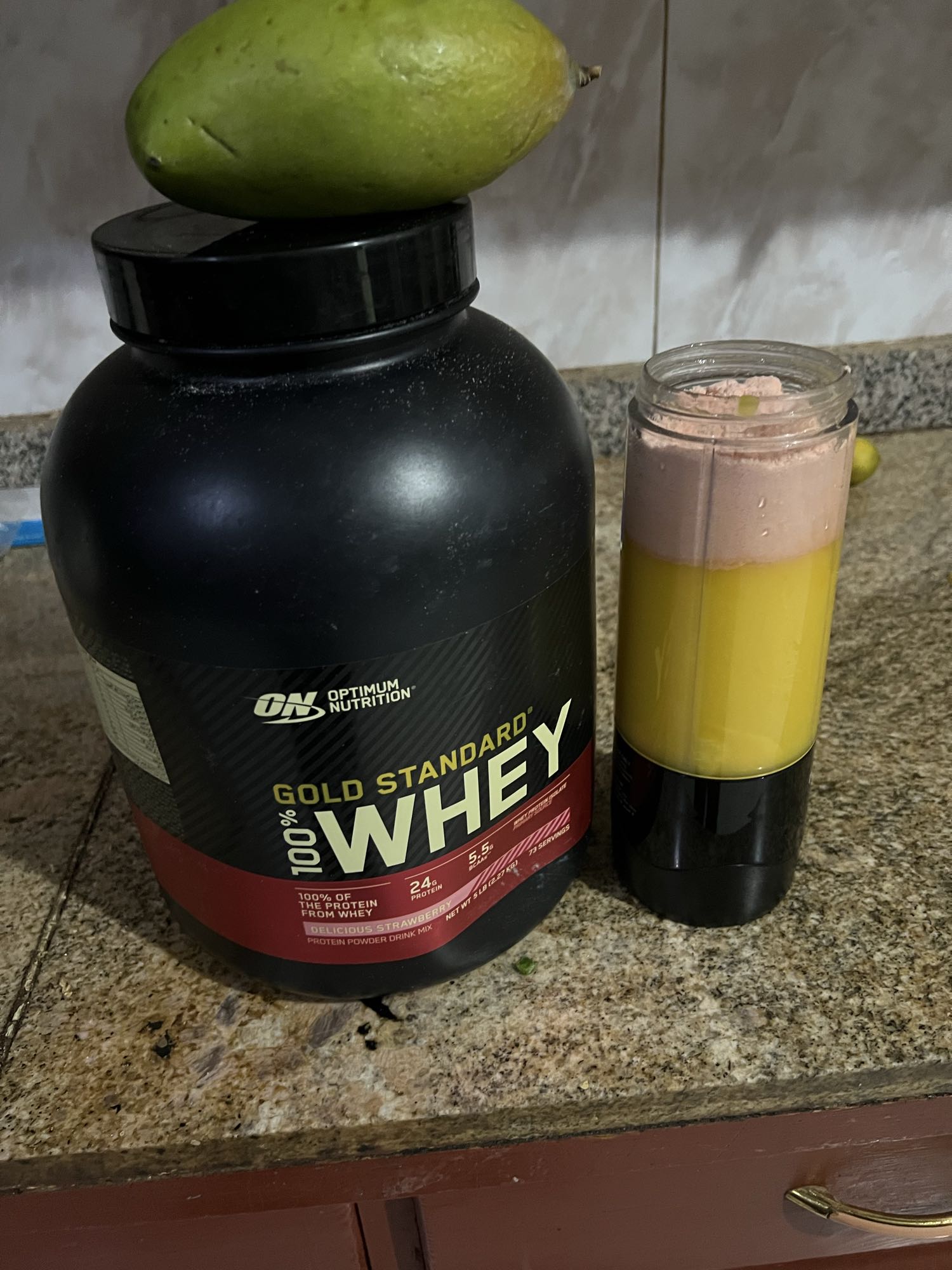 Mango Whey Protein Shake