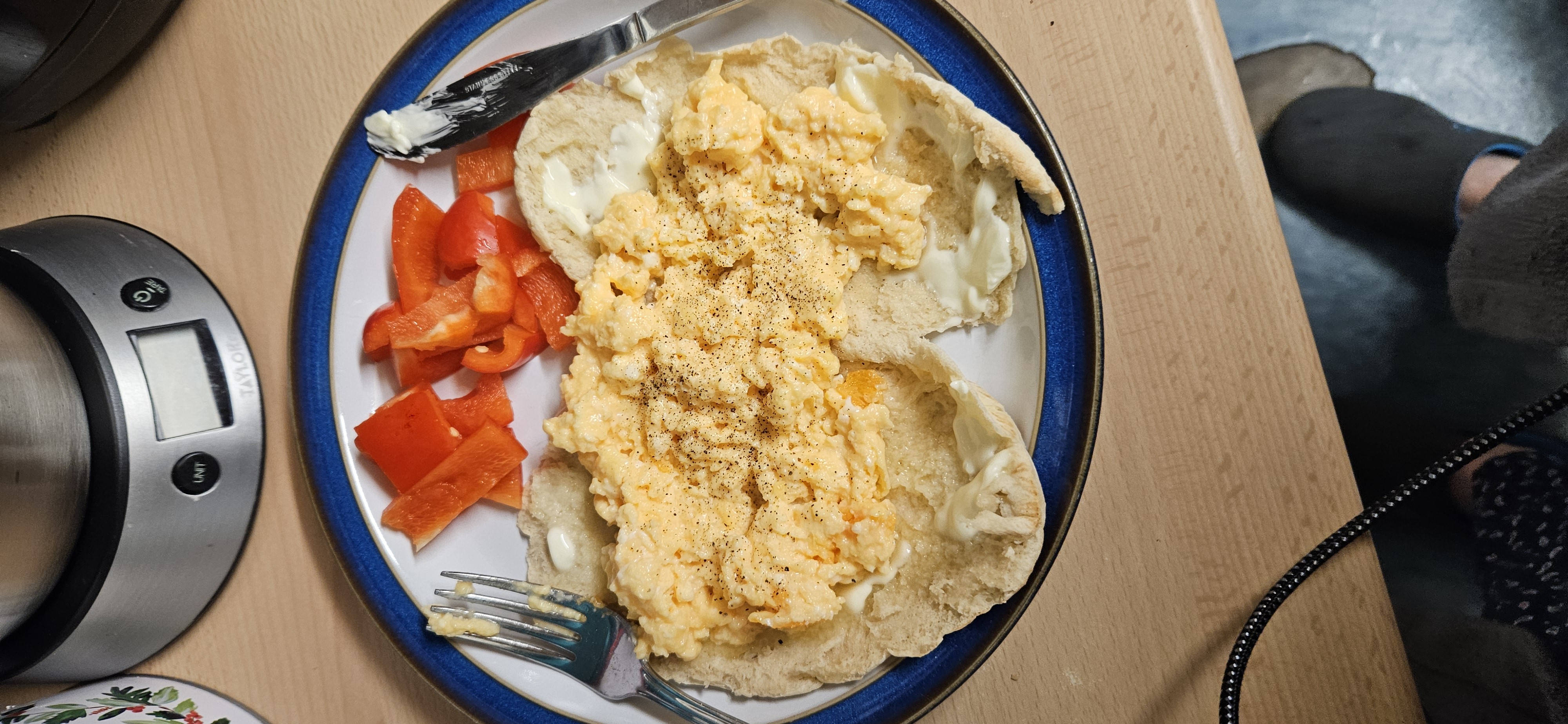 Scrambled Egg Flatbread
