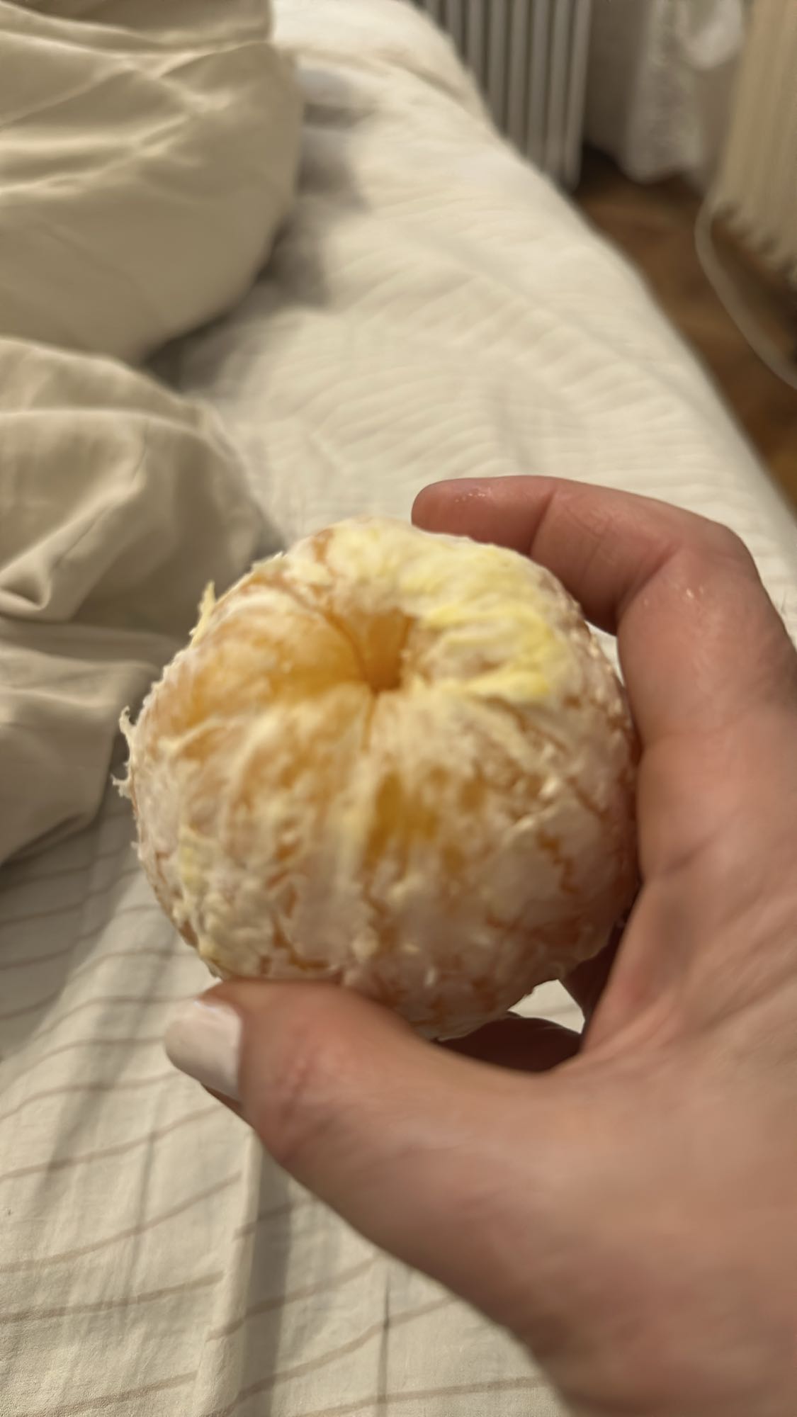 Peeled orange