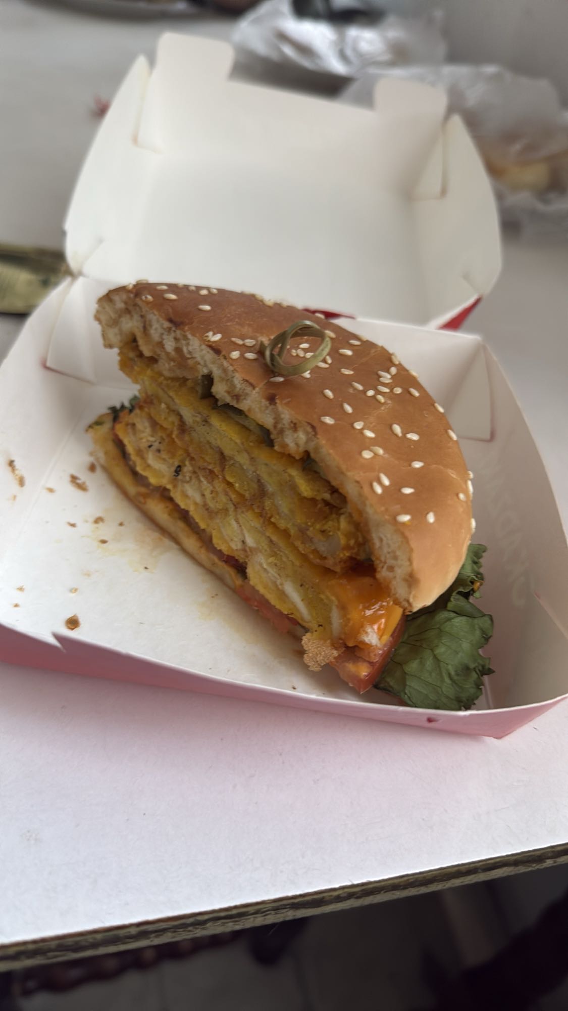 многослойный бургер