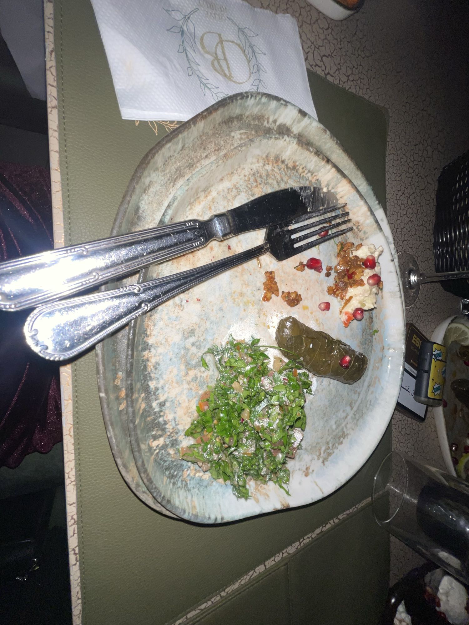 Stuffed Grape Leaf & Tabbouleh