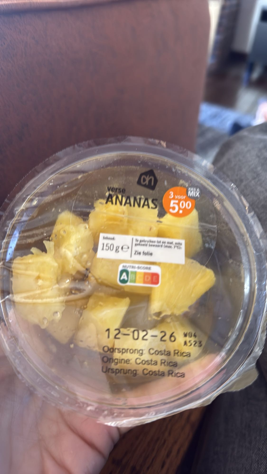 verse ananas stukjes