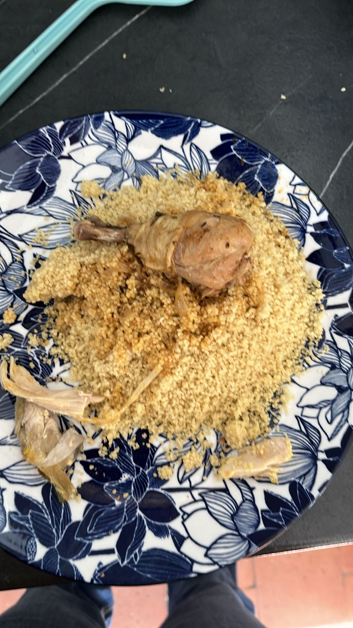 Poulet et couscous
