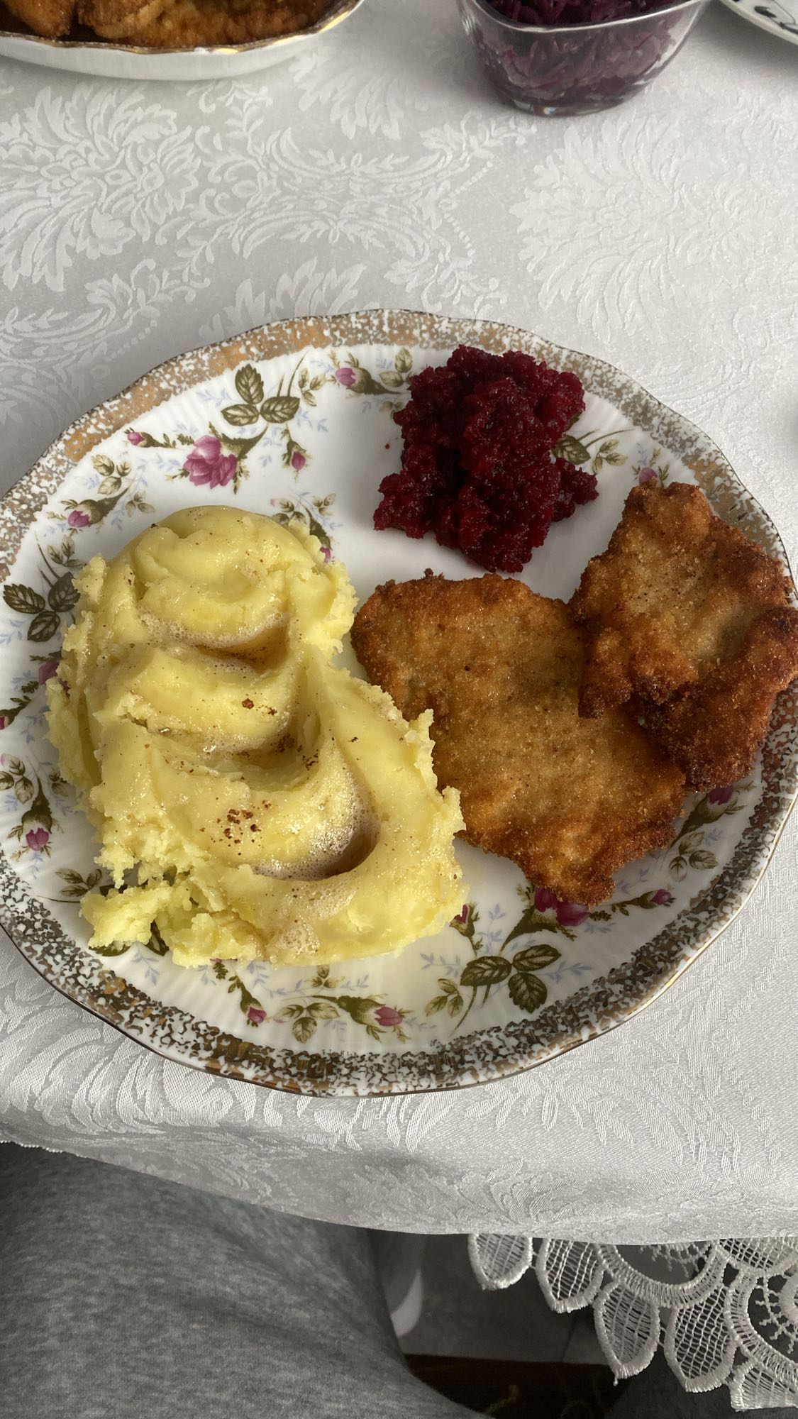 Kotlet schabowy z puree
