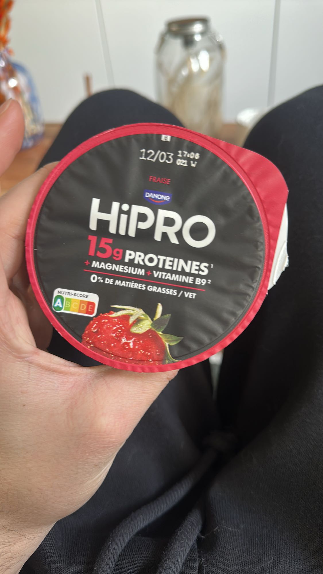 Yaourt protéiné fraise