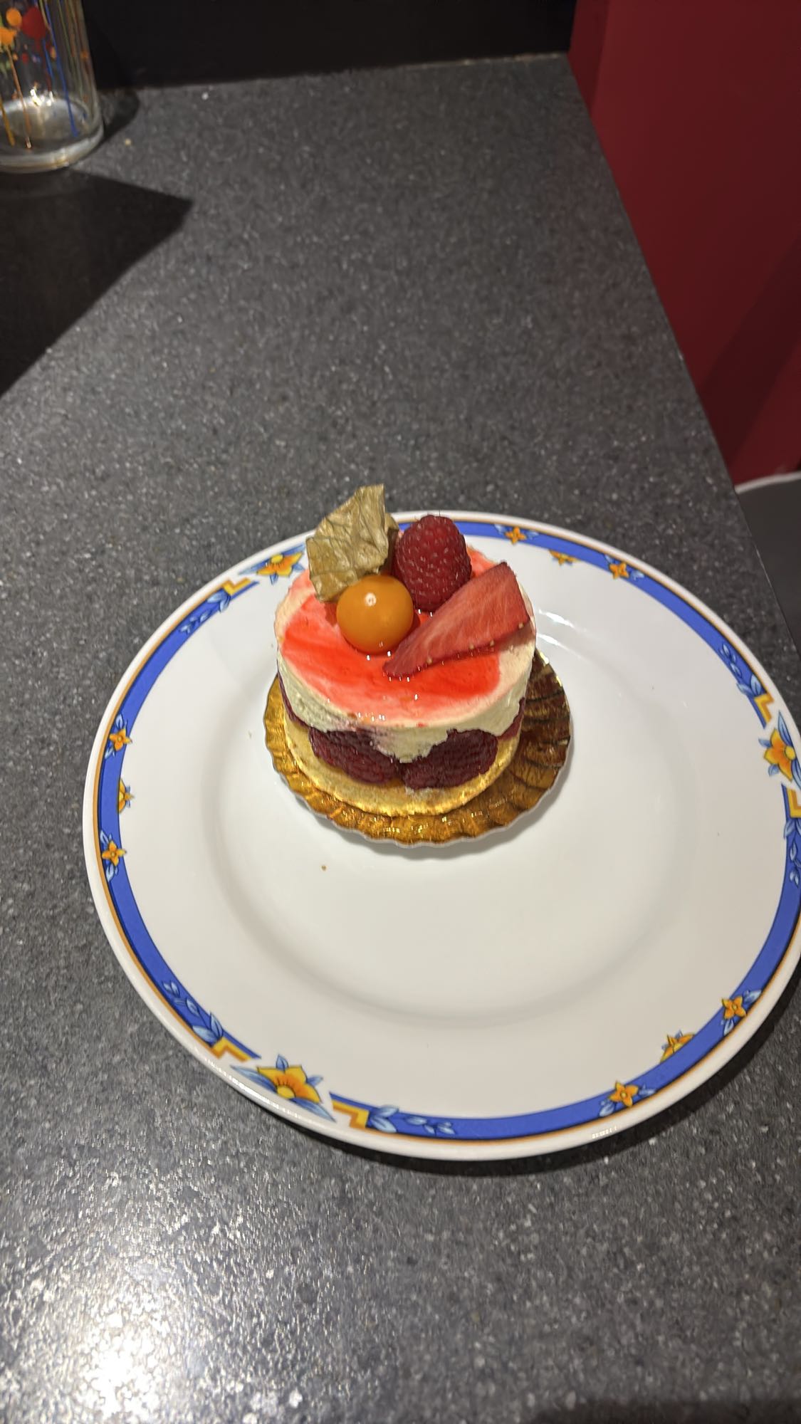 Gâteau aux fruits rouges