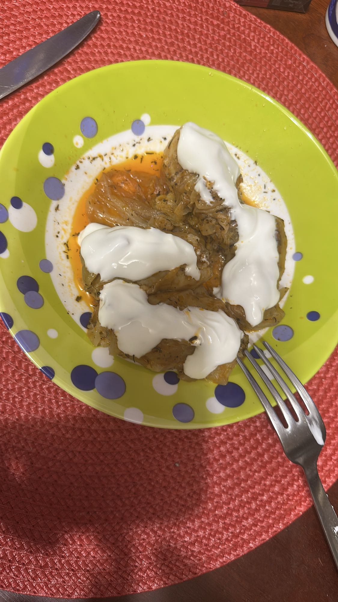 Sarmale cu smântână