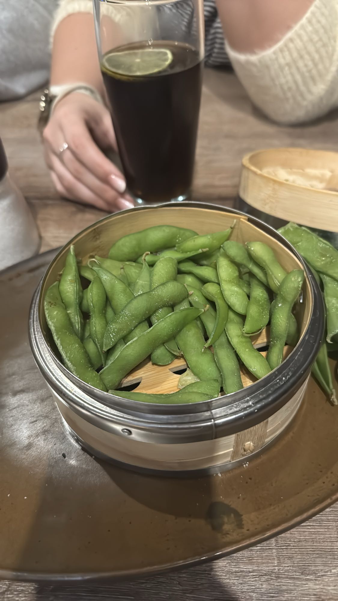 Gedämpfte Edamame