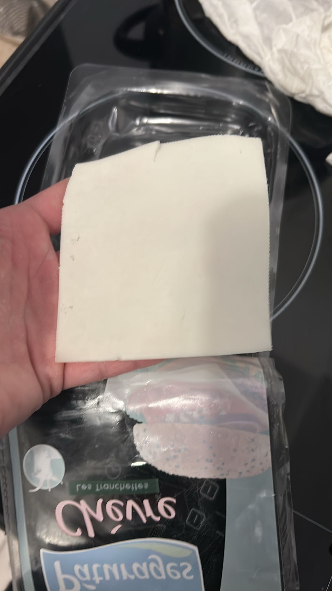 Tranchette de fromage de chèvre