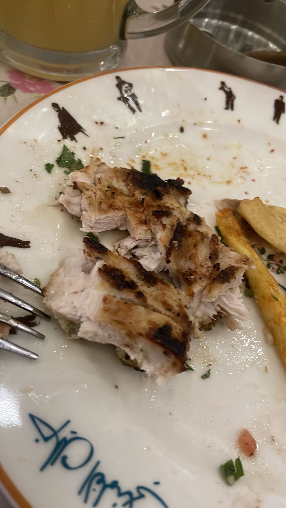 Grilled Chicken & Fries