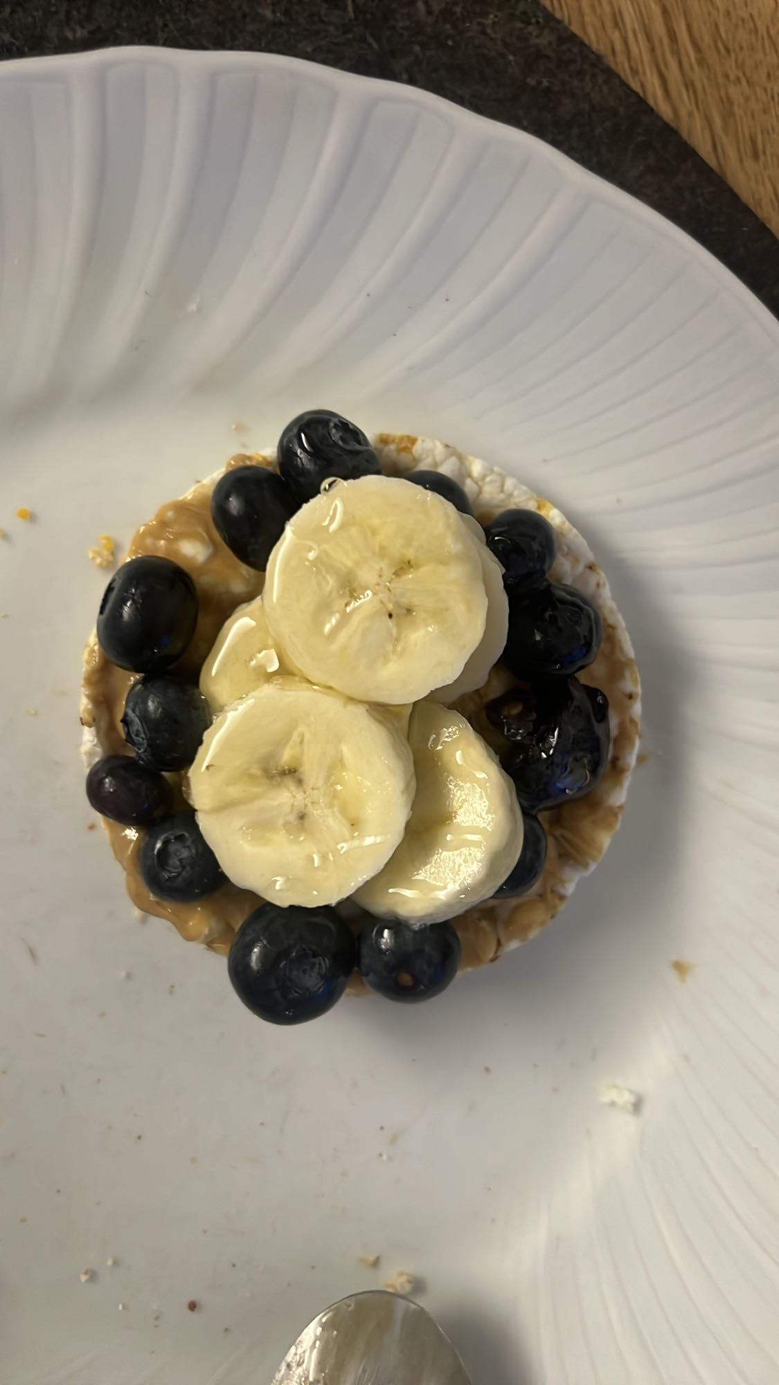 Rice cake fruit snack