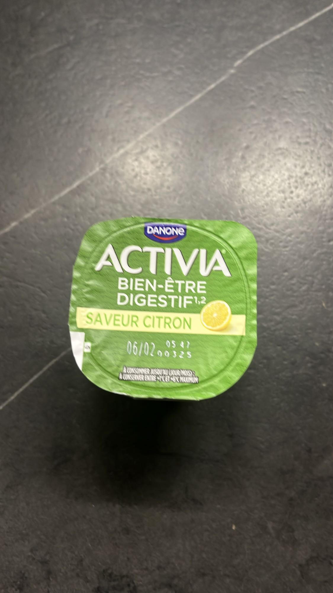 Yaourt citron Activia