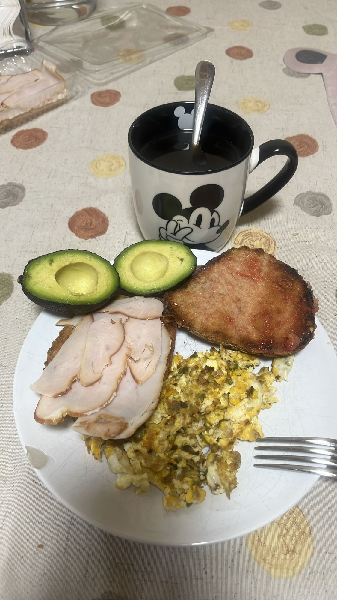 Desayuno variado saludable