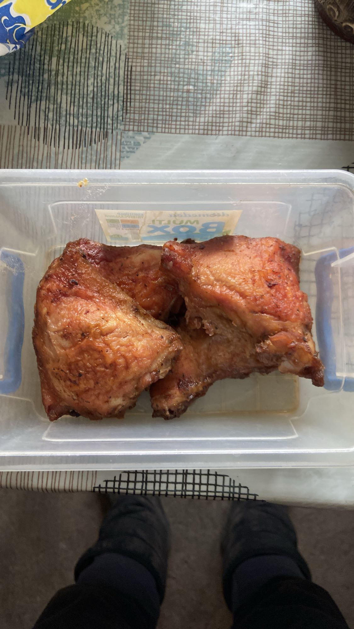 жареные куриные бедра