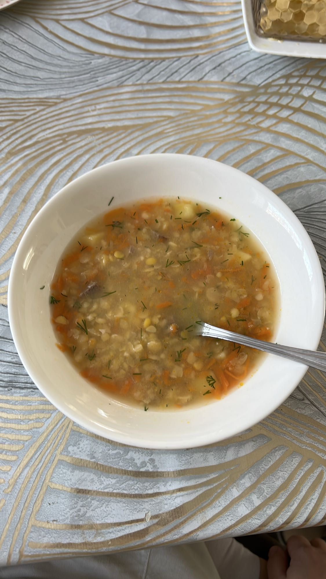 овощной суп с крупой