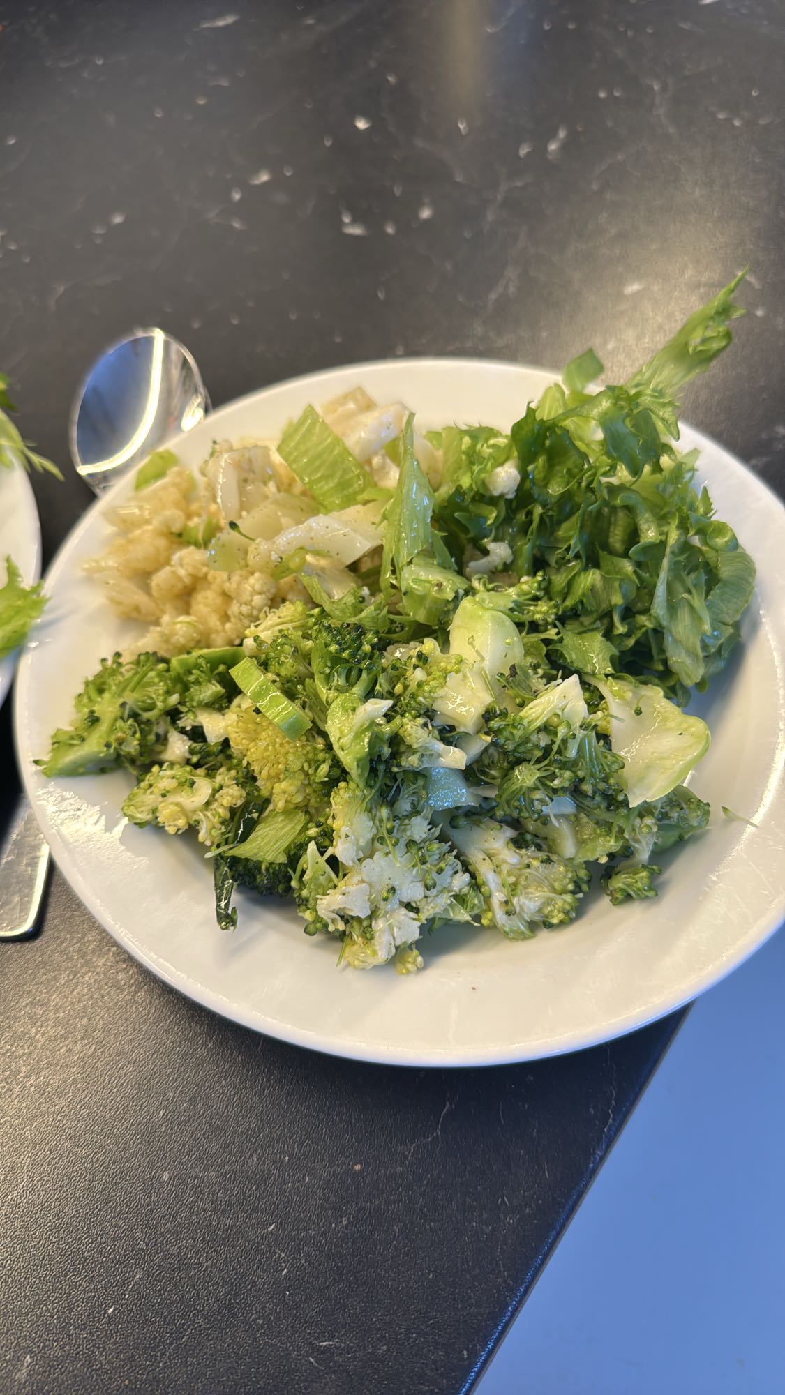 Grönsaksblandning tallrik