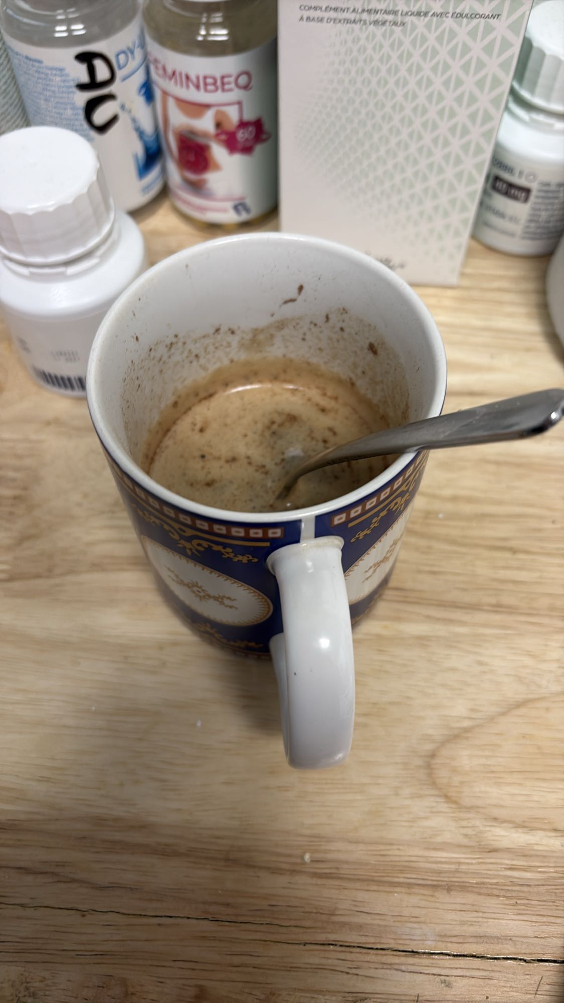 café solo con sacarina