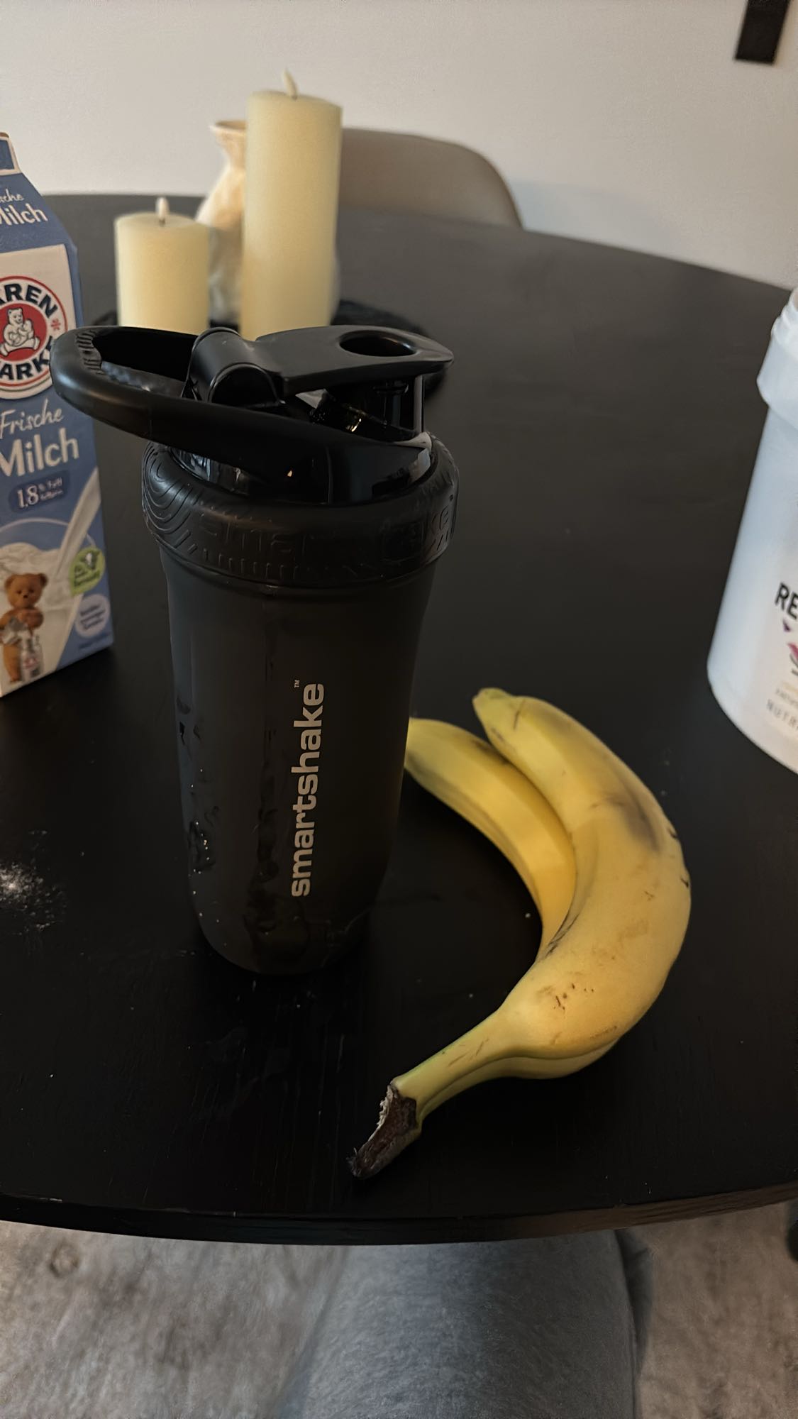 Shake banane protéiné