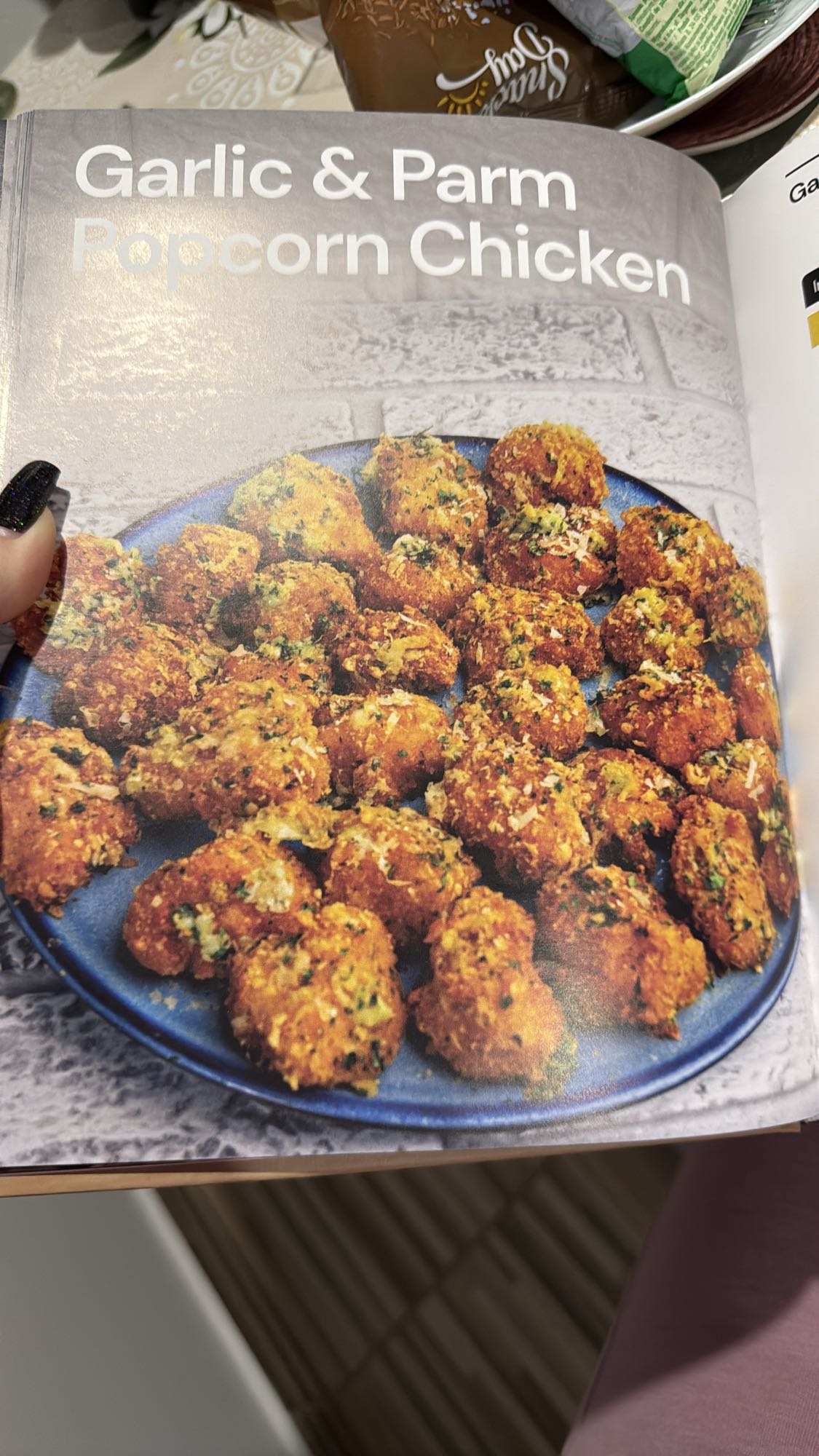 Pui popcorn cu usturoi