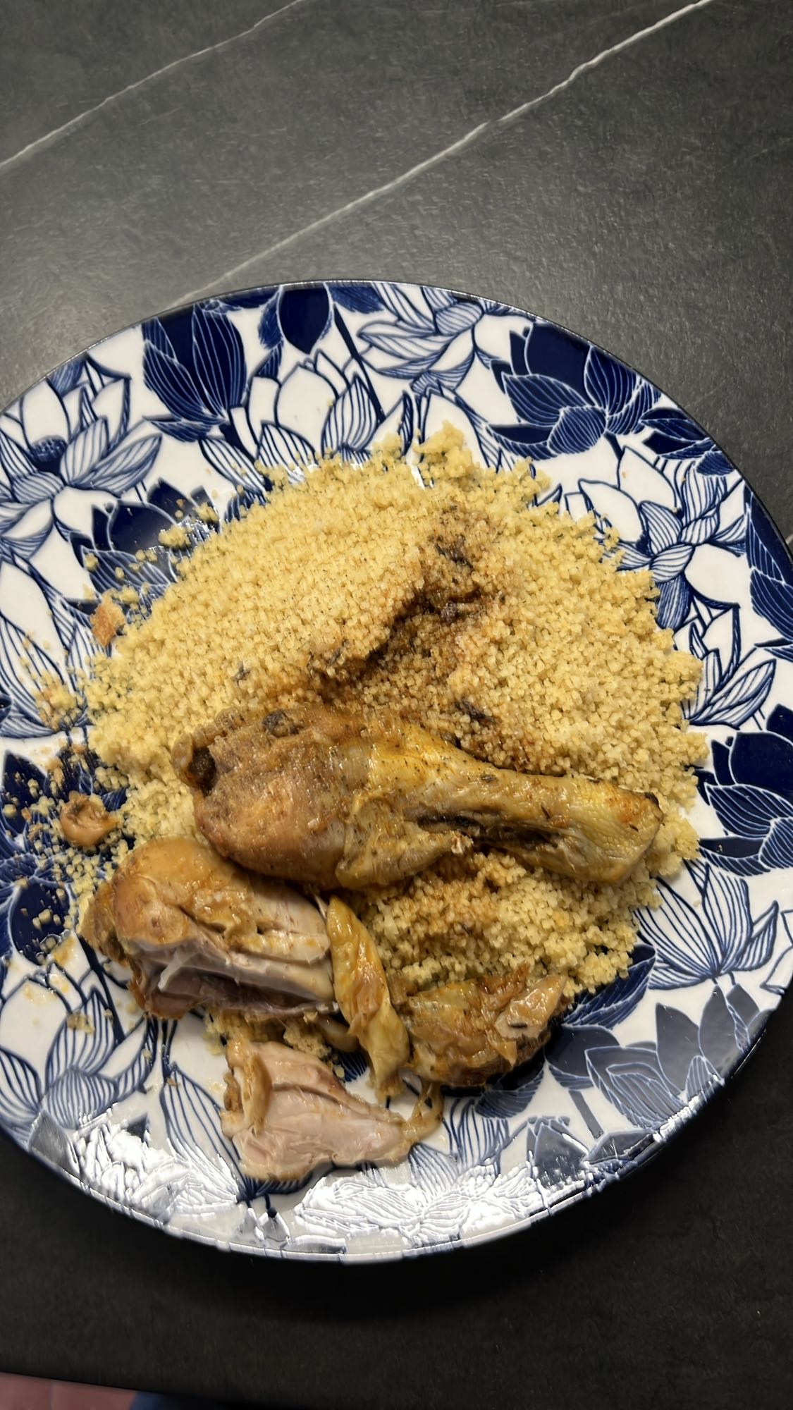 Poulet et couscous