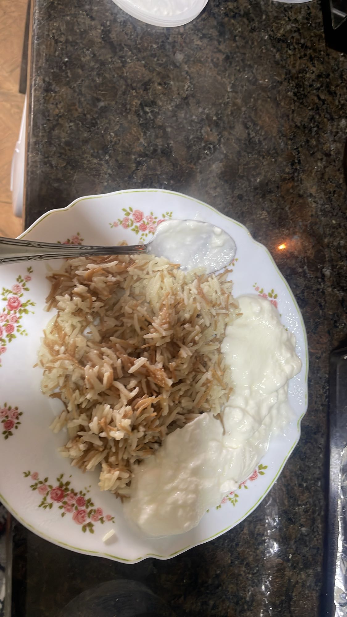 Rice with yogurt