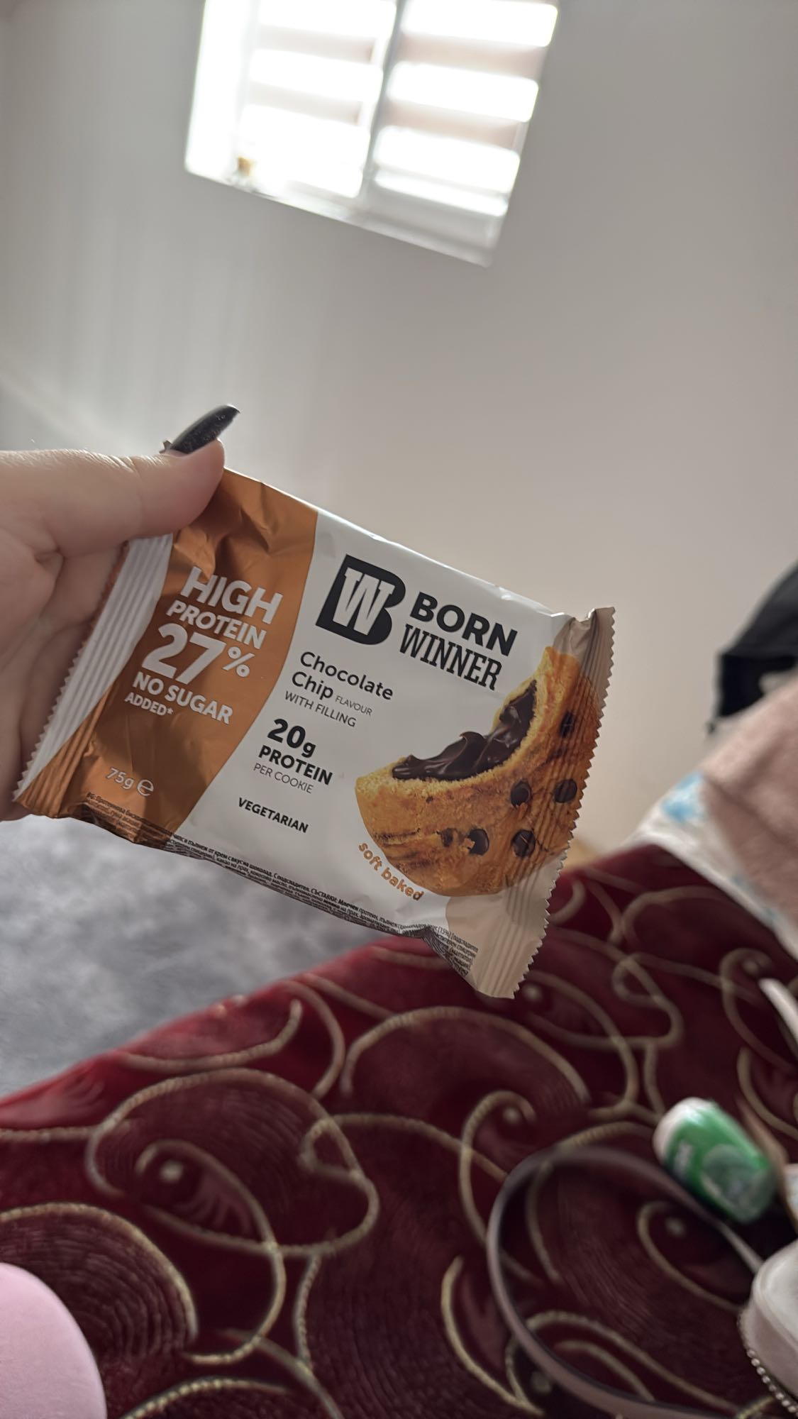 Biscuit proteic ciocolată