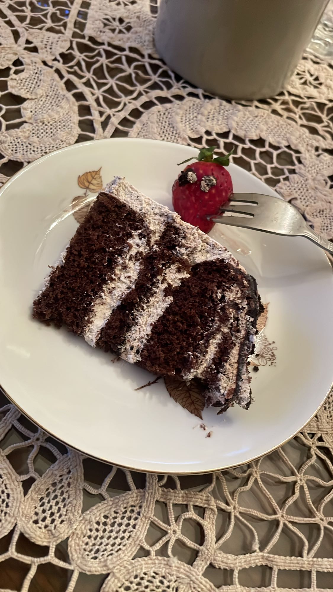Chocolate Layer Cake Slice