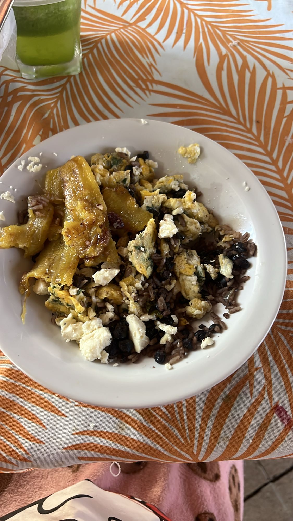 Desayuno con plátano