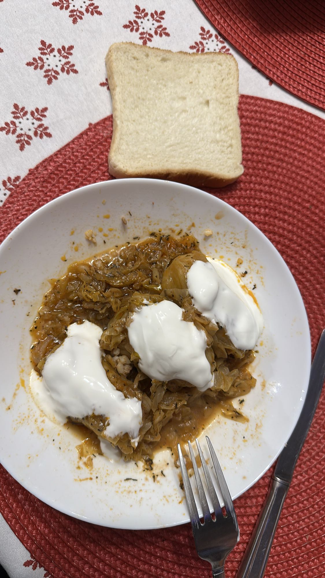 Sarmale cu smântână