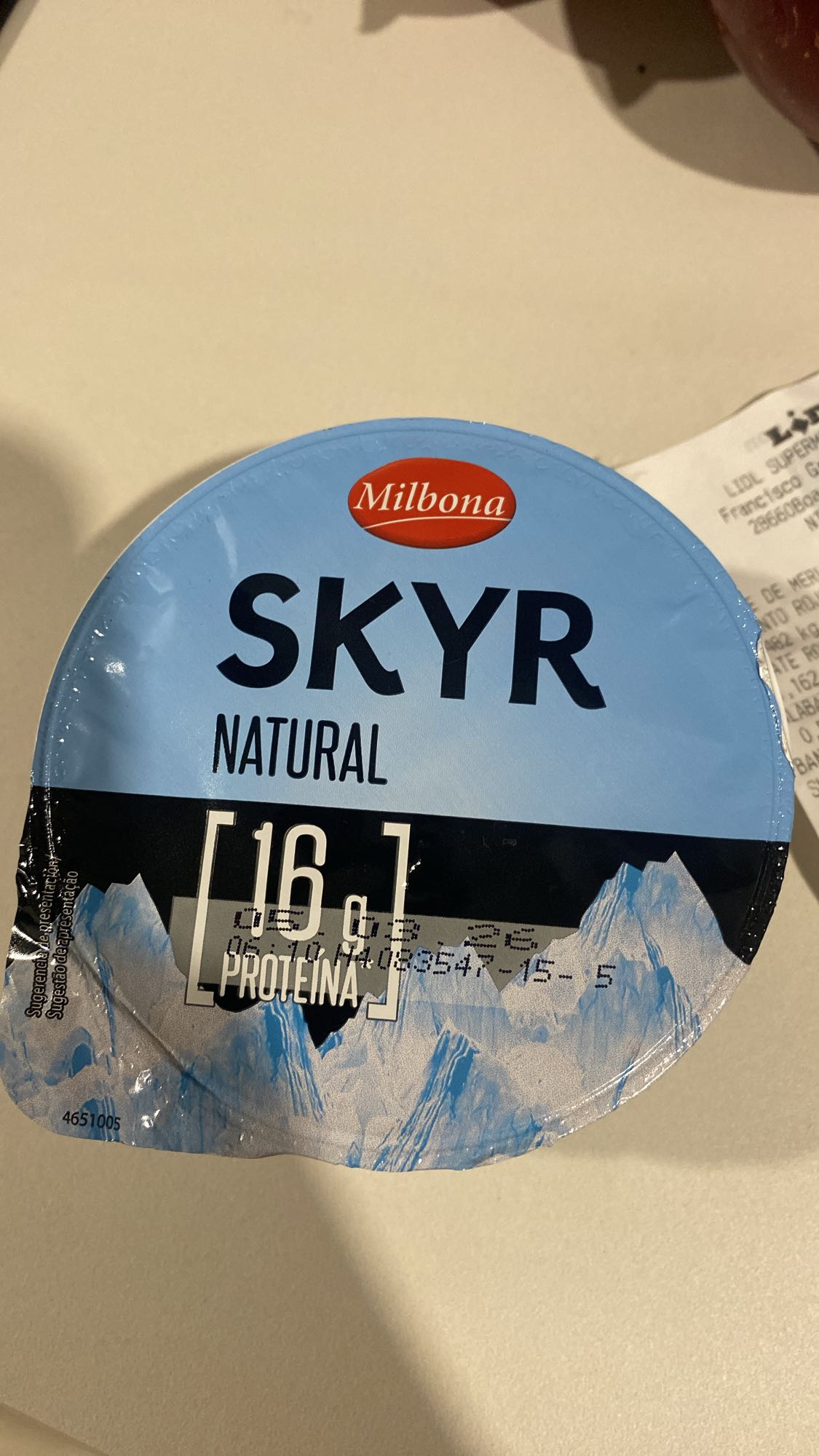 Skyr natural Milbona