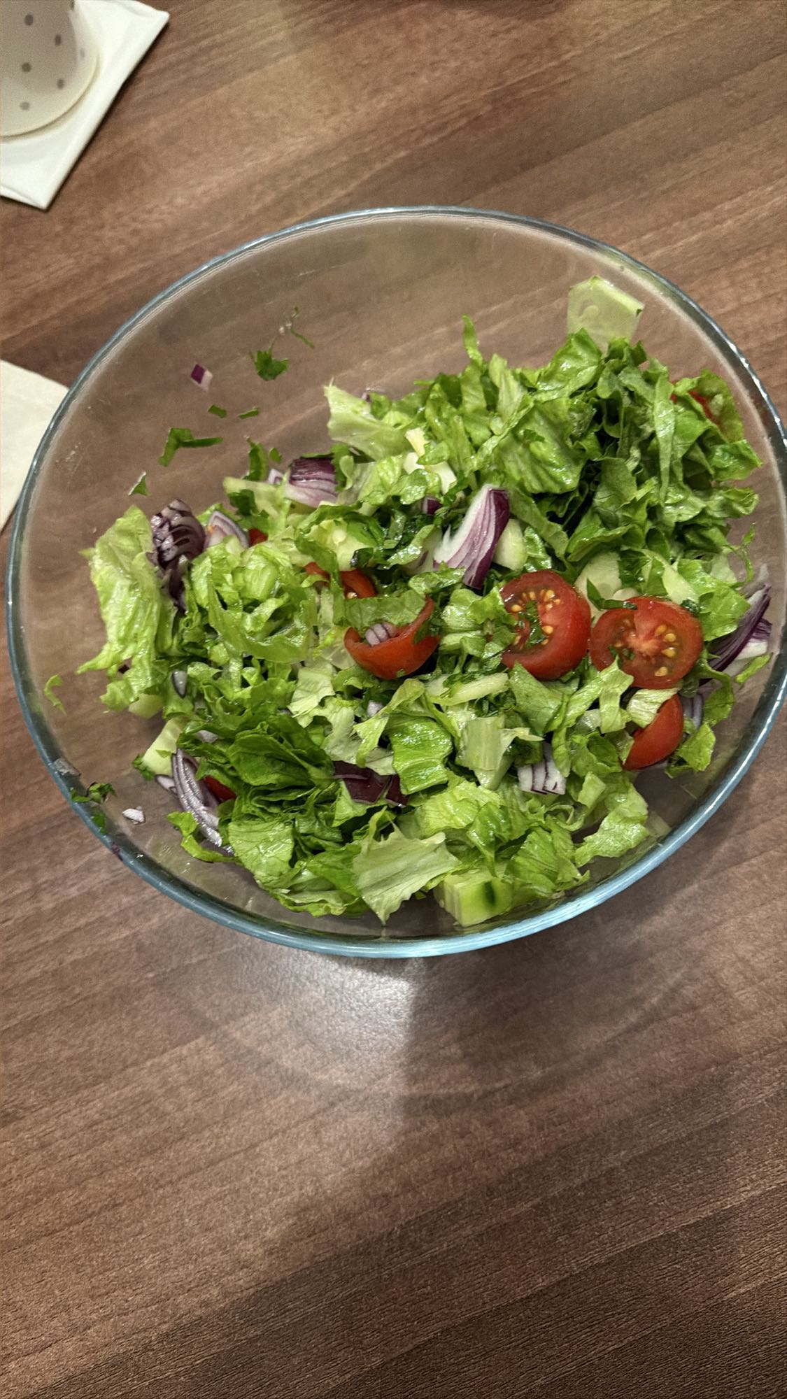 Salată verde proaspătă