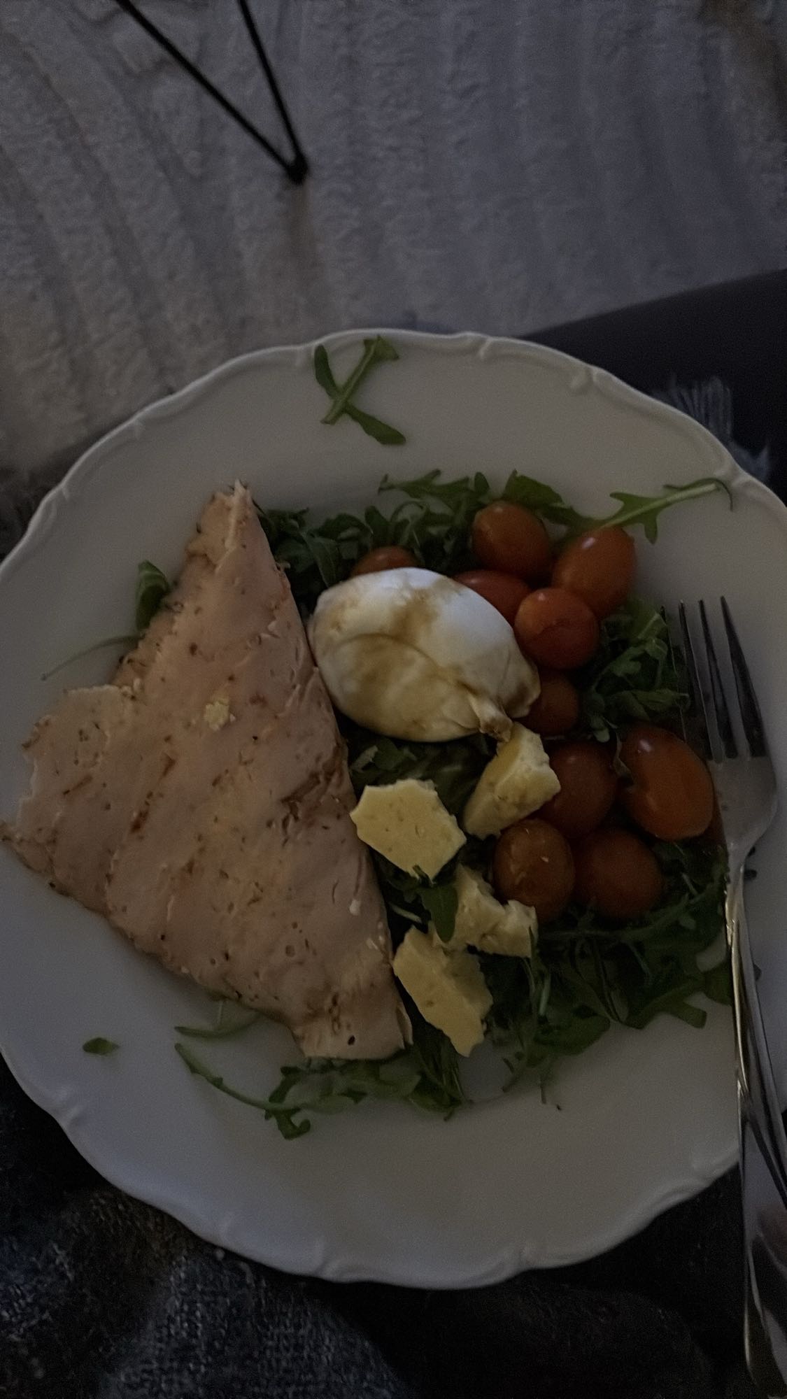 Kycklingsallad med mozzarella