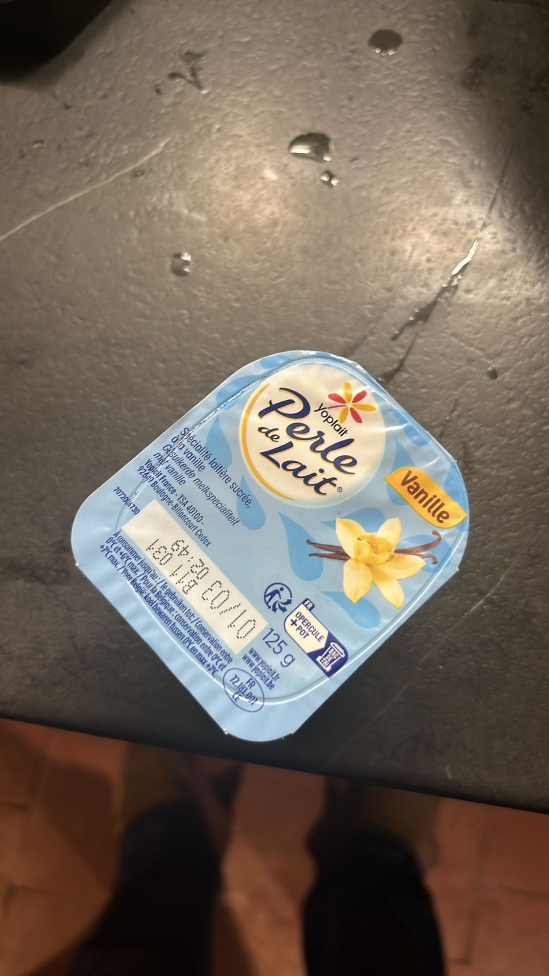 Yaourt vanille sucré