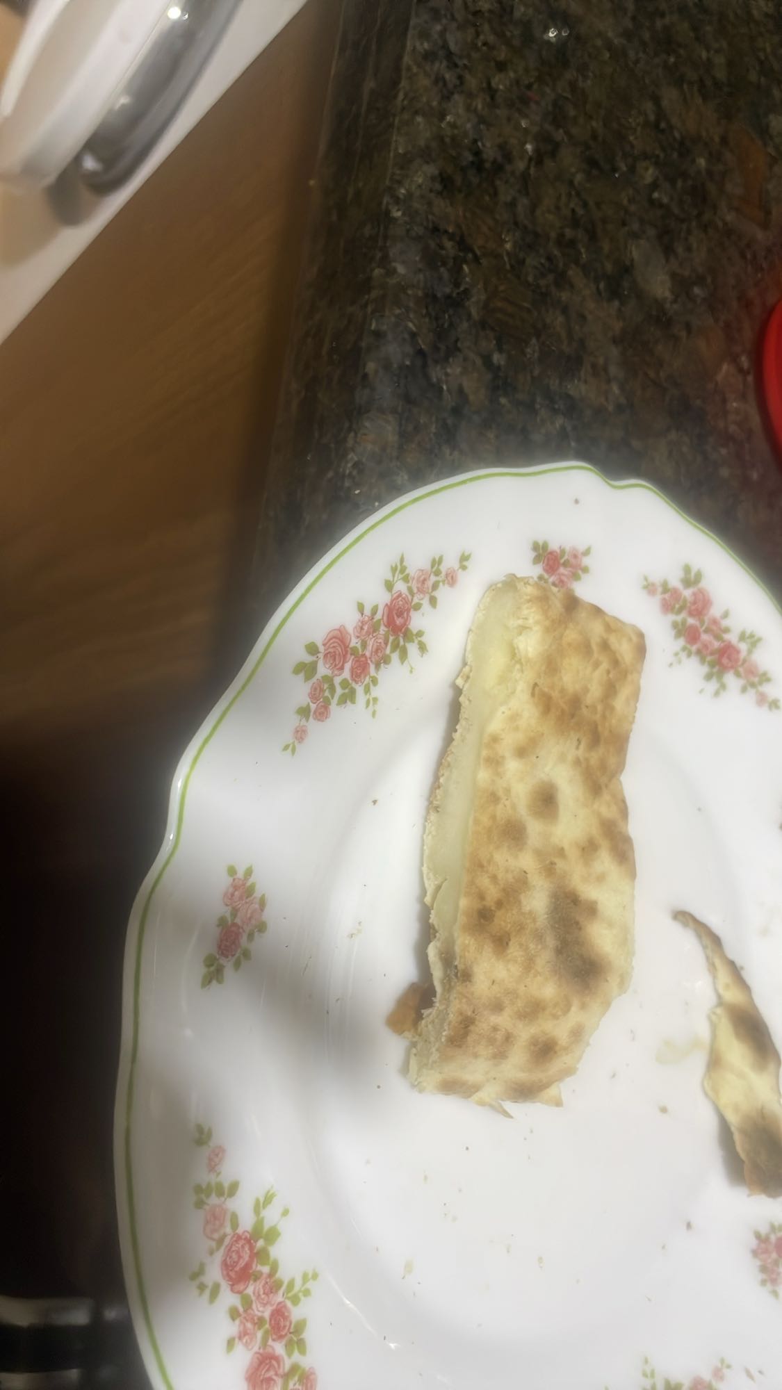 Cheese flatbread wrap