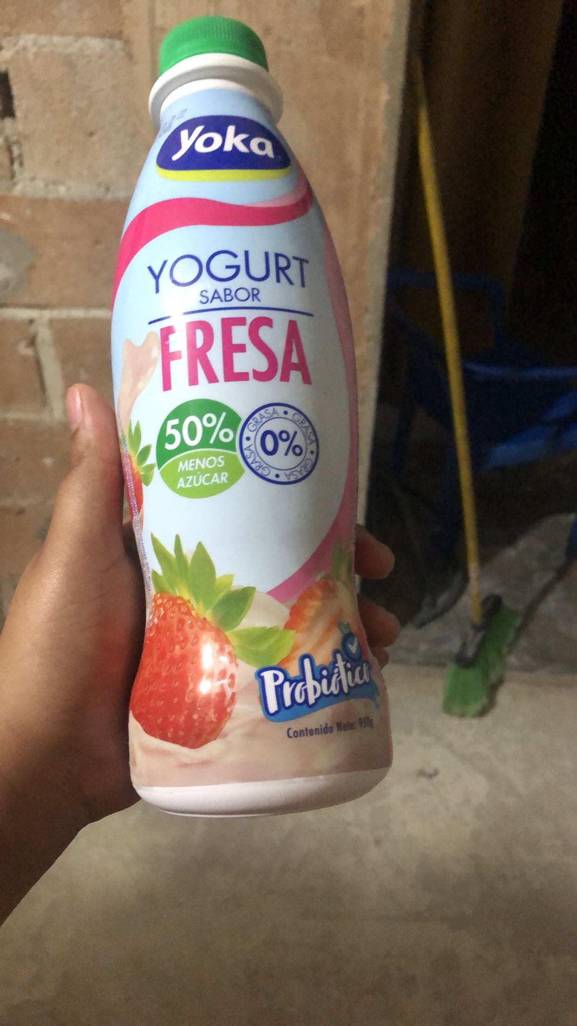 Yogur de fresa bajo en azúcar
